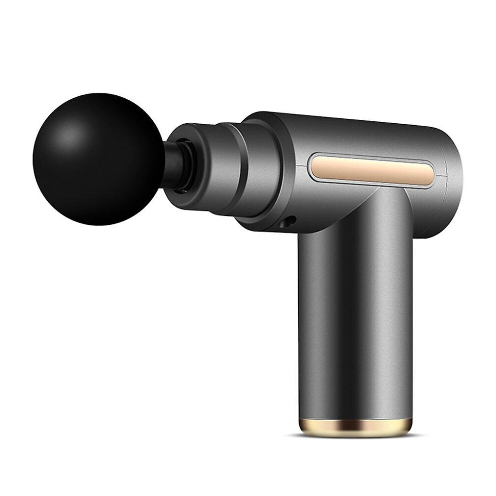 Grey (Grey) Massage Gun Mini Fascia Massager Portable Quiet Muscle Pain Relief Massage Gun