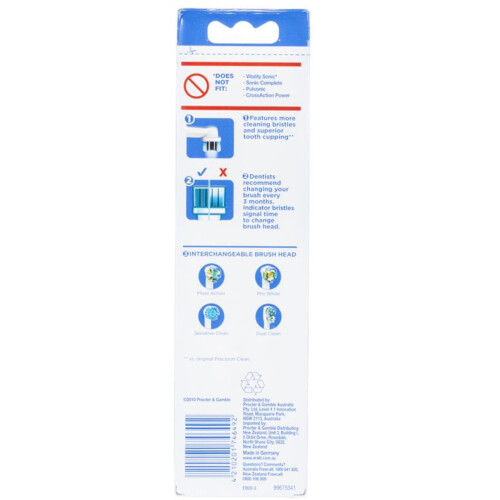 Oral-B Precision Clean Replacement Brush Heads, 3-Count 1