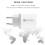 3.0 USB Charger with QC Quick Charge 3 USB 3.0 Fast Charging White 2