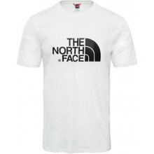 (White, L) The North Face Mens T Shirt TNF Short Sleeve Crew Neck Cotton Casual Easy Tee