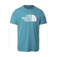 (Blue, XL) The North Face Mens T Shirt TNF Short Sleeve Crew Neck Cotton Casual Easy Tee