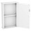 Costway Mirrored Bathroom Cabinet Wall Mount Storage Cabinet with Single Door 5