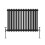 NRG (600 x 830mm-2 Column) NRG Traditional Black Horizontal Vertical Bathroom Cast Iron Radiator 3