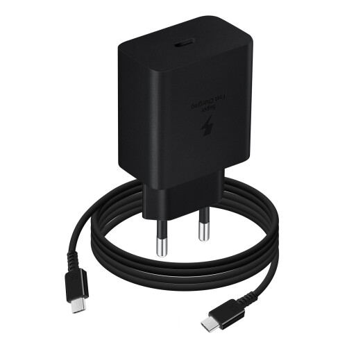 Samsung Samsung 45W PD USB-C Reiseladegerät mit USB-C-Kabel - Schwarz 1