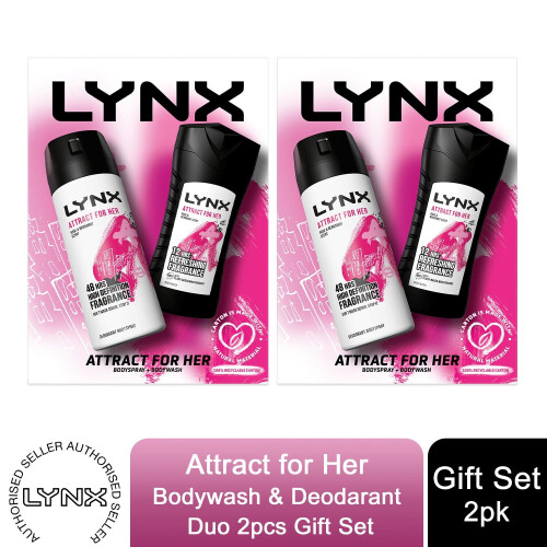 Lynx (Buy 2) Lynx Attract for Her Duo Gift Set For Her