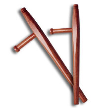 PLAYWELL TONFA NATURAL OAK - 18" MARTIAL ARTS TRAINING WEAPONS