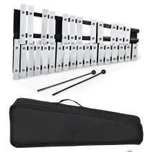 30 Note Glockenspiel Xylophone Foldable Percussion Instrument