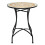 Gymax Mosaic Round Table Retro Mosaic Side Table with Iron Frame 1
