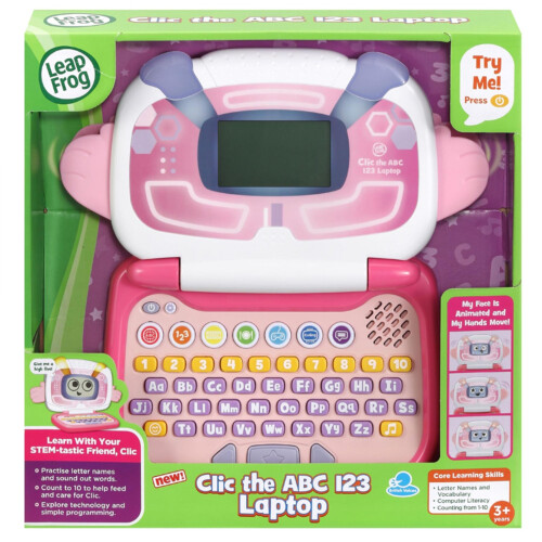 LeapFrog Leap Frog Clic the ABC 123 Laptop pink 2
