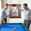 Costway Billiards Pool Cue Rack Only Wall Mounted Billiard Stick Holder 4
