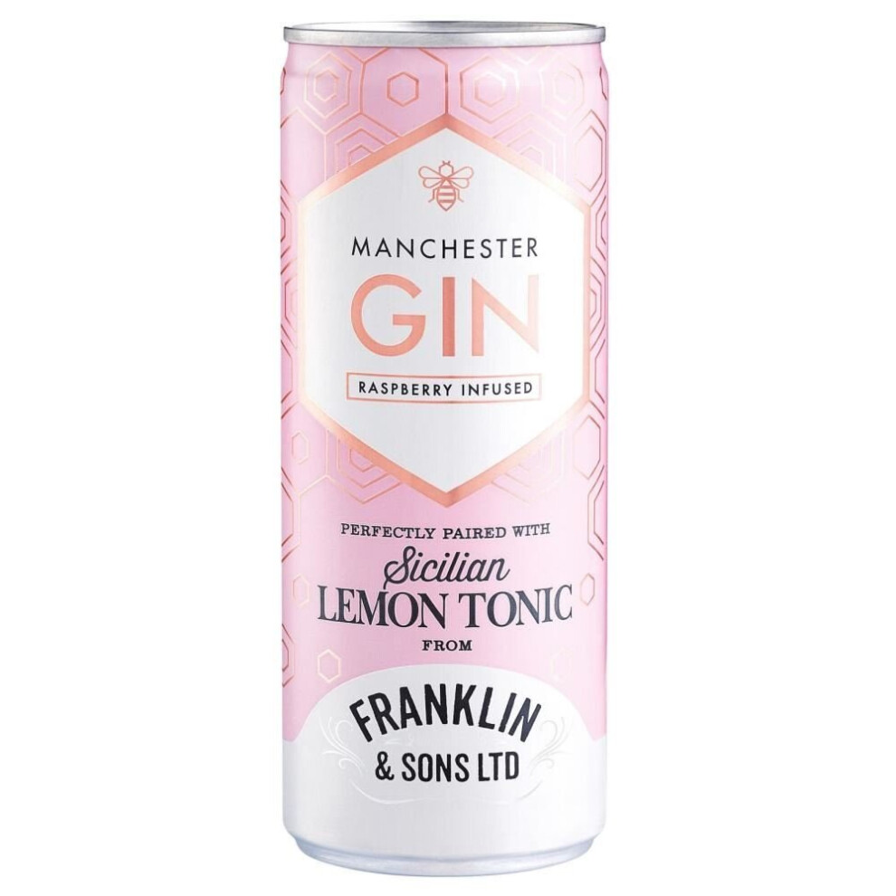 Manchester Raspberry Gin & Franklin Tonic 12 x 250ml