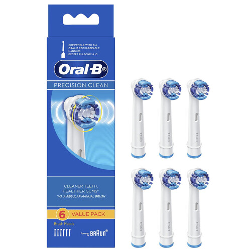 Oral-B Oral B - Precision Clean Replacement Brush Heads, 6-Count 1