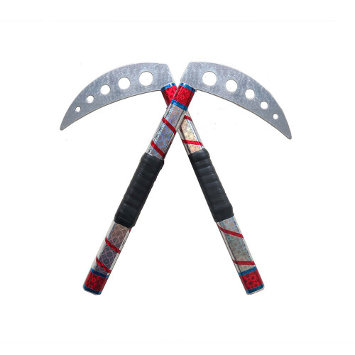 PLAYWELL ELITE COMPETITION / DEMO KAMAS WITH GRIP - SILVER/RED