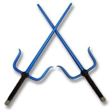 (Black) PLAYWELL ULTRA LIGHT ALUMINIUM SAI DAGGERS 18"