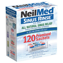 NeilMed Sinus Rinse Saline Nasal Natural Sinus & Allergy Relief 120sachets 500ml
