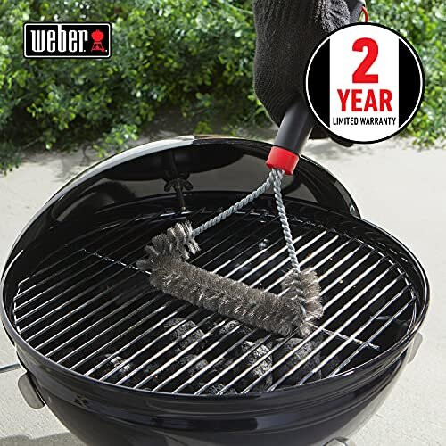 Weber Weber 30 cm Three-Sided Grill Brush 2