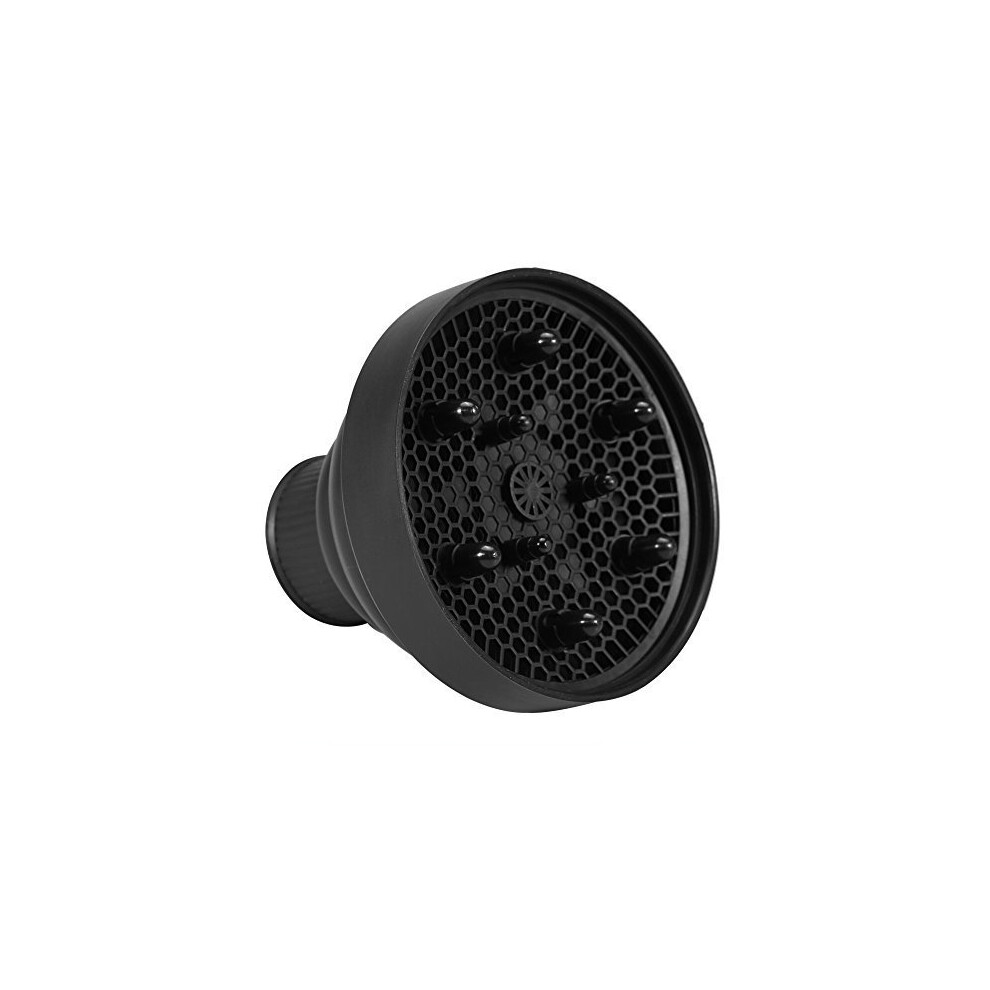 Silicone Hairdryer Diffuser Folding Hair Blower Professional Salon Hairdressing Styling Tool Universal Hood Cover (Color : Black)