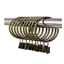 Tikwisdom 30 Pack Bronze Metal Rings Rings for Craft and removable clips (55 mm)