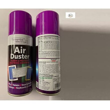 NEW 2 X 200ML COMPRESSED AIR CAN DUSTER SPRAY CAN CLEANER CLEAN & PROTECTS LAPTOP KEYBOARD ELECTRONICS 200 ML PACK SET OF 2