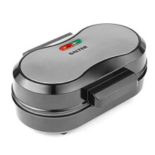 Salter EK4213S Extra Large Double Non-Stick Omelette Maker, 850W Duo Cook Healthy Snacks & Cakes, Easy Clean XL Plate, No Flip Egg Cooker, Make L