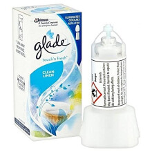 GLADE TOUCH N FRESH REFILLS CLEAN LINEN 10ML EACH (PACK OF 6)