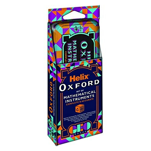 Helix Oxford Geo Maths Set - Orange