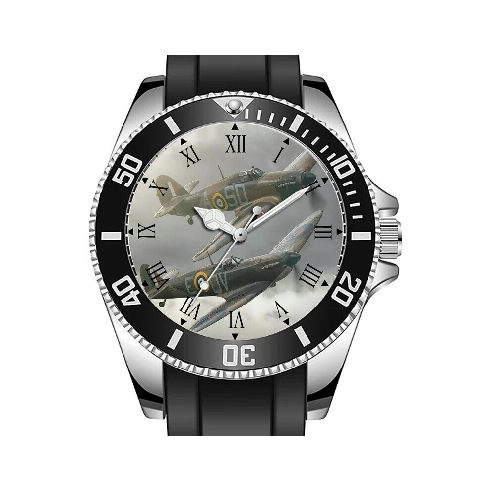 World War 2 WWII Fighter Plane Sky Patrol Rare Collectible Sport Watch