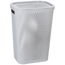 Curver 231008 Infinity Dots Laundry Basket 60 L 44 x 36 x 61 CM gray plastic