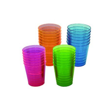 ABRUS- Neon Plastic Shot Glasses 28ml, Pack of 60, 1OZ, 2.8CL Rainbow Shot Glasses. Shot Cups, Shots Vodka Jelly Sample Tasting Desserts Perfect