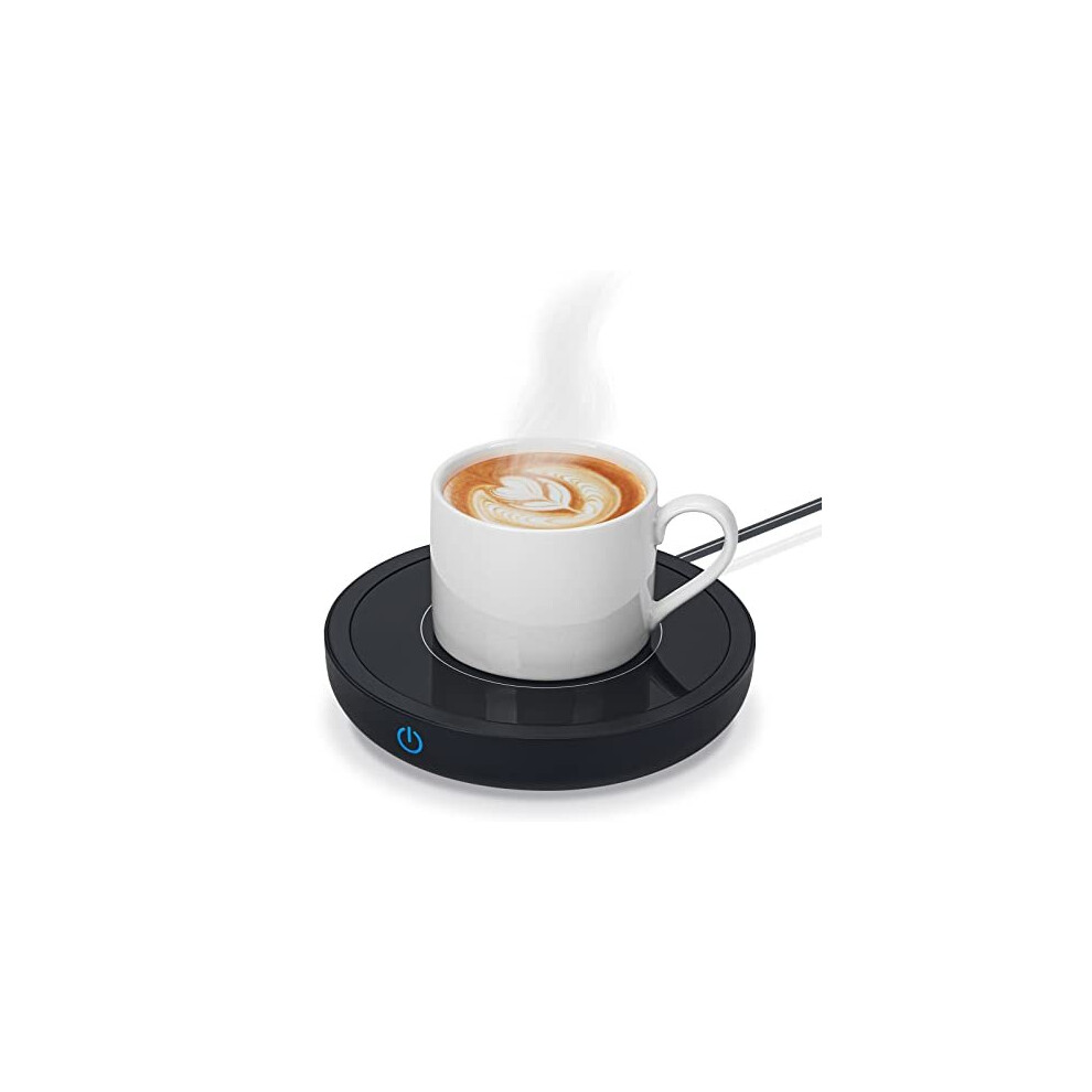 Coffee Mug Warmer, Electric Cup Warmer Smart Hot Plate Warmer Up to 80? for Desk,Coffee Warmers with Auto Shut Off & 3 Temperature Settings for H