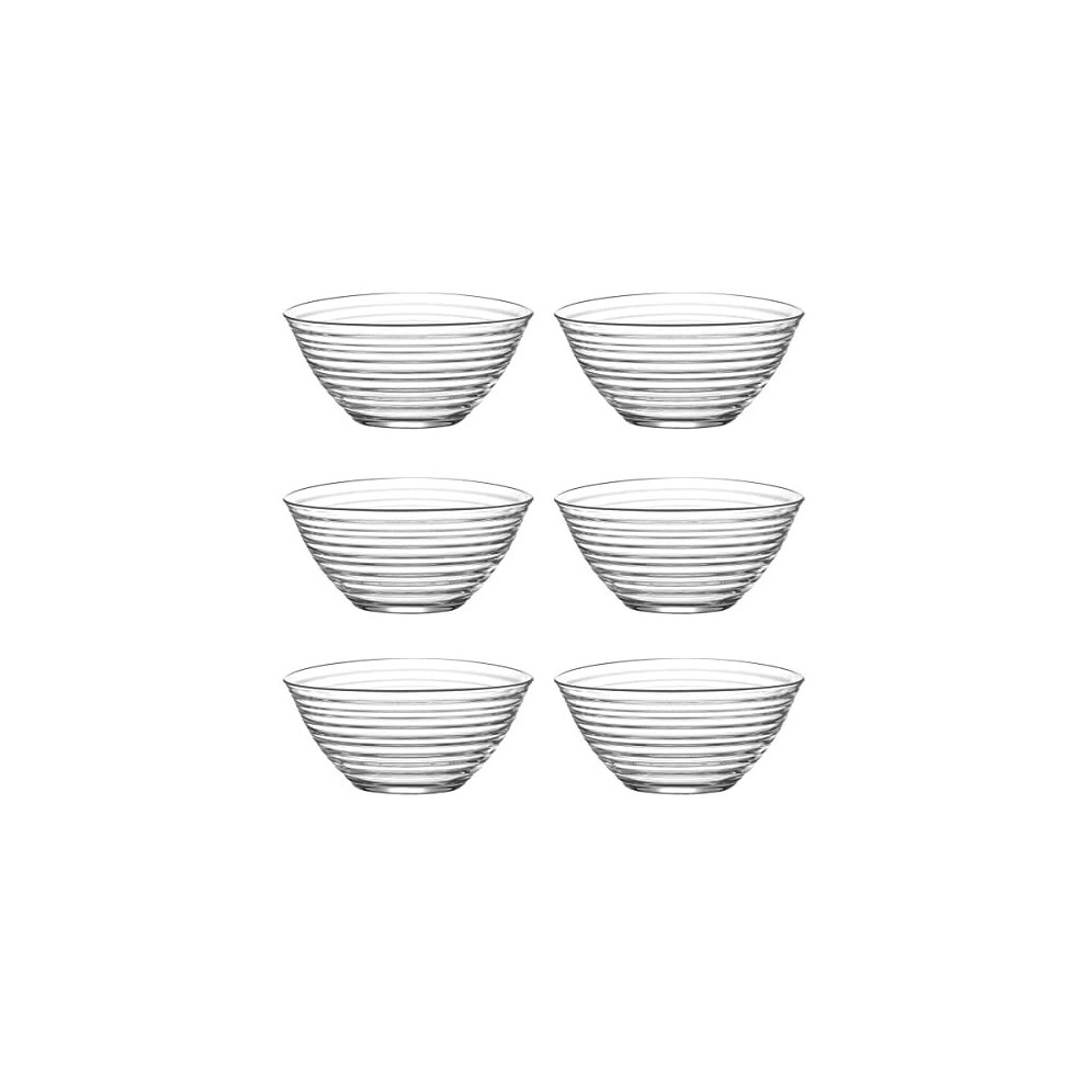 LAV dessert bowl, starter bowl, glass bowl, 300Â ml, set of 6