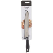 Brabantia 120626 Tasty+ Bread Knife, Dark Grey