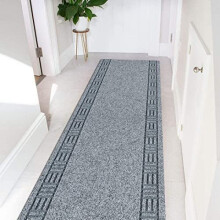 eXtreme Carpet Runner for Hallways, Kitchen, & Living Room | Sturdy, Washable, & Lightweight Custom Length Narrow Rug Runner | Non-Slip Rubber Ba