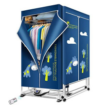 Clothes Airer 1500W-1.7 Meters Portable Electric Clothes Dryer, 3-Tier Folding Clothes Horse Rack Indoor, Energy Saving (Anion) Heated Clothes Ai