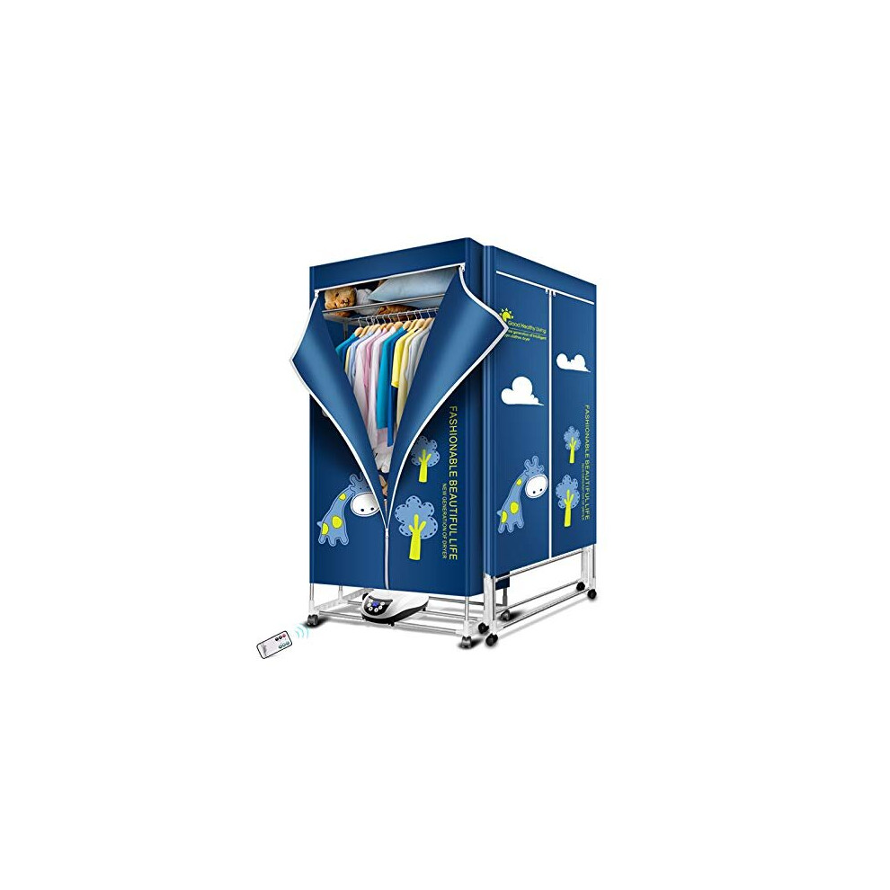 Kasydoff Clothes Airer 1500W-1.7 Meters Portable Electric Clothes Dryer, 3-Tier Folding Clothes Horse Rack Indoor, Energy Saving (Anion) Heated Clothes Ai