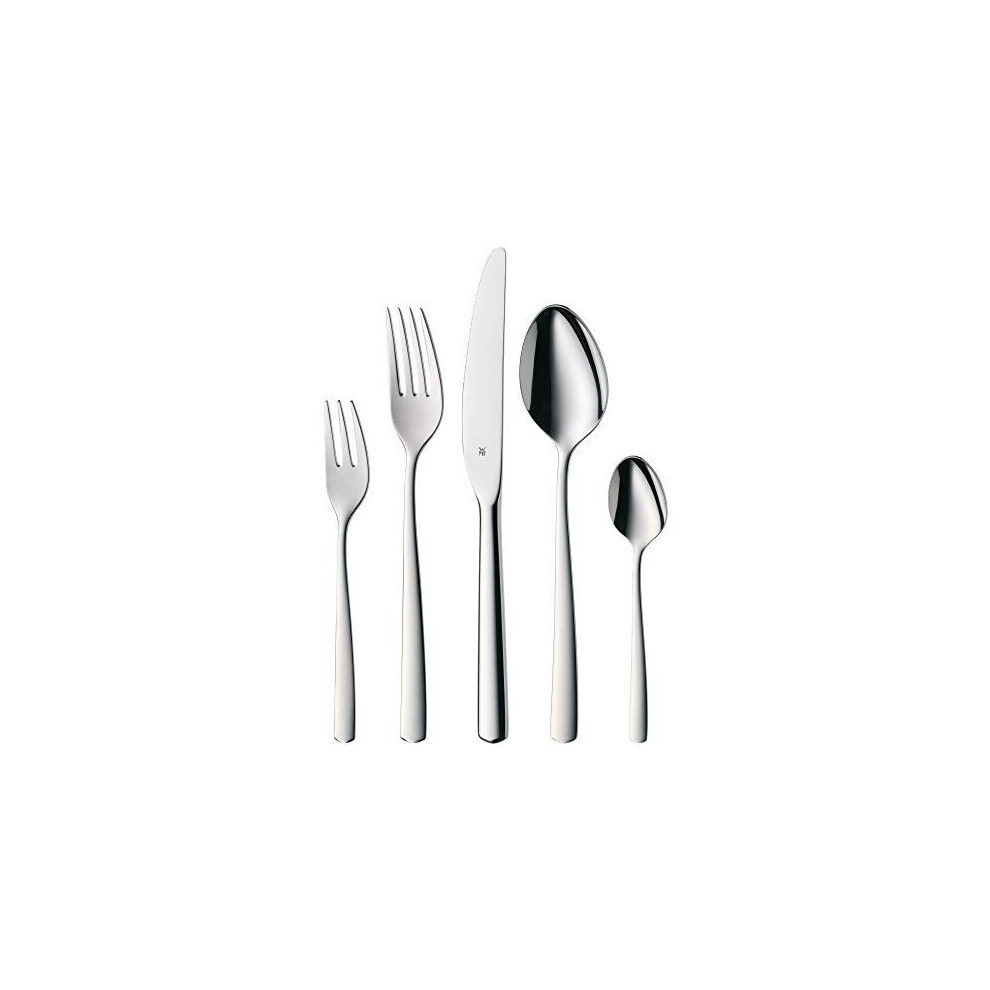 WMF Cutlery Set 30-Pieces for 6 Persons Boston Cromargan 18/10 Stainless Steel Brushed