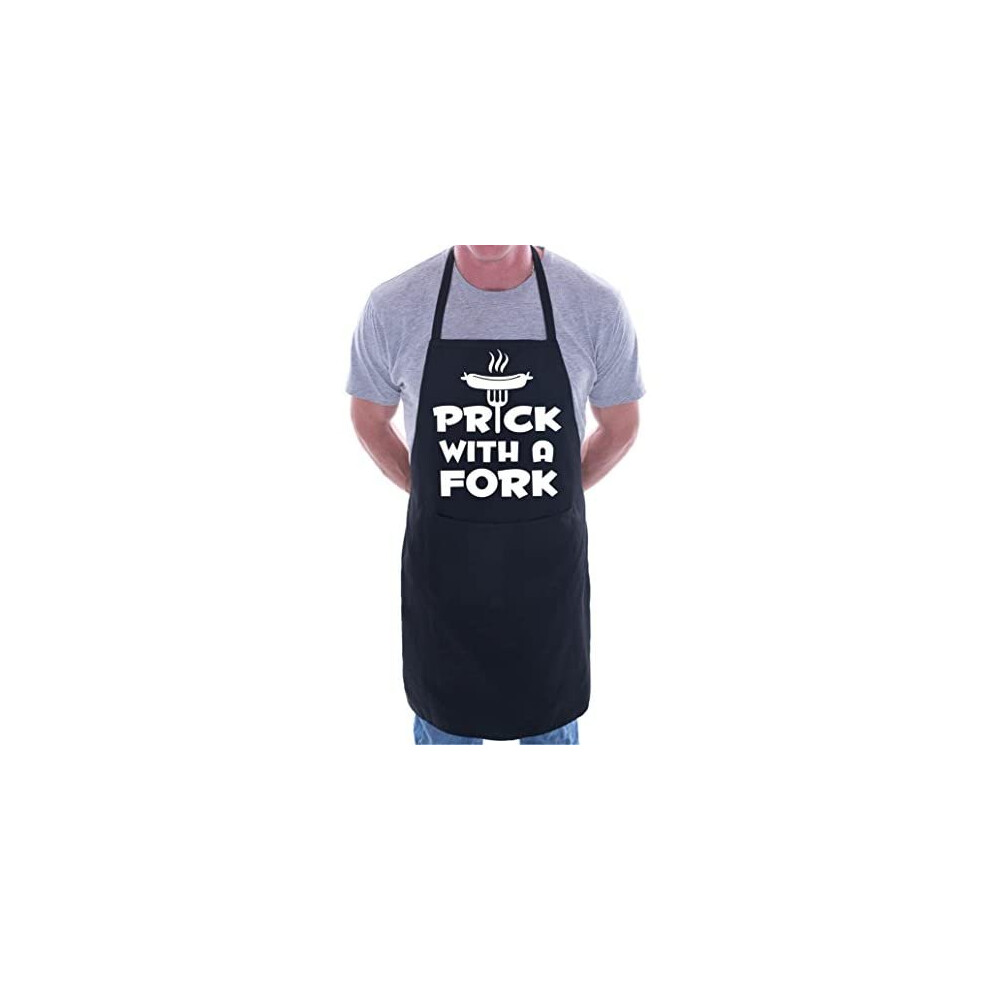 Prick With a Fork BBQ Cooking Funny Novelty Apron