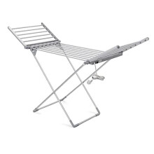 Kemket 230 Electric Heated Clothes Dryer - Foldable Winged Indoor Airer, 18 Bars, Adjustable, Energy-Efficient, Lightweight Aluminium, 220-240V