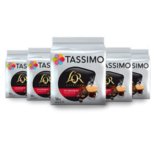 TASSIMO L'OR Espresso Splendente Coffee Capsules T-Discs Pods 5 Pack, 80 Drinks
