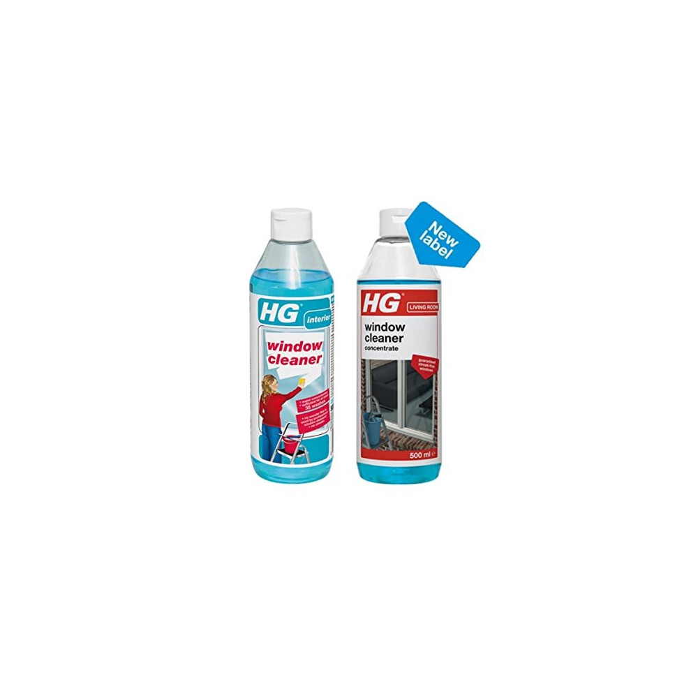 Hg 3 X Window Cleaner 500 Ml A Super Concentrated Window Cleaner Fluid For Window Cleaning Without Streaks A Window Cleaning Solution Used By P