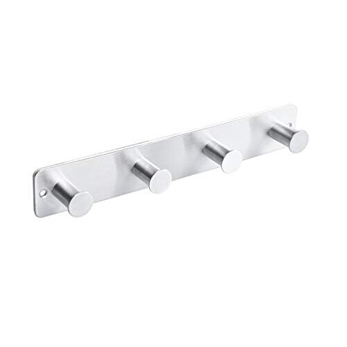 SYPEN Coat Hooks Wall Mounted, Stainless Steel Door Hooks for