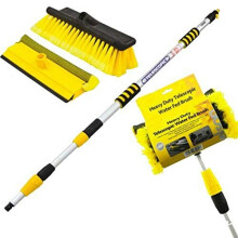 Srendi 3 Meter / 9 Feet Extending Telescopic Water Fed Home Windows Car Vans BRUSHS Wash Brush Cleaner