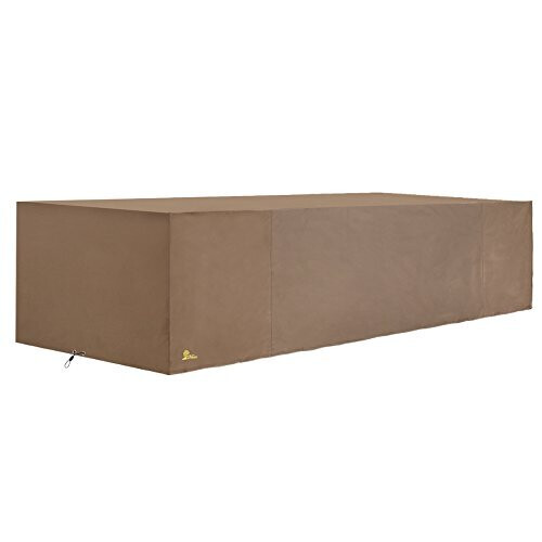 Palm Springs Weatherproof 6-8 Seater Rectangular Table Set Patio Furniture Cover