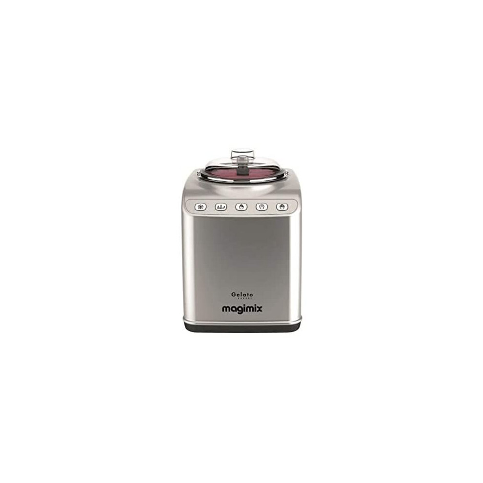 Magimix Gelato Expert Ice Maker With Compressor,180W, 2L, Stainless Steel Cream