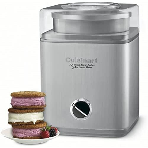 Cuisinart Cuisinart ICE-30BCP1 ICE30BC Ice Cream Maker, Stainless Steel, Plastic, Silver 1