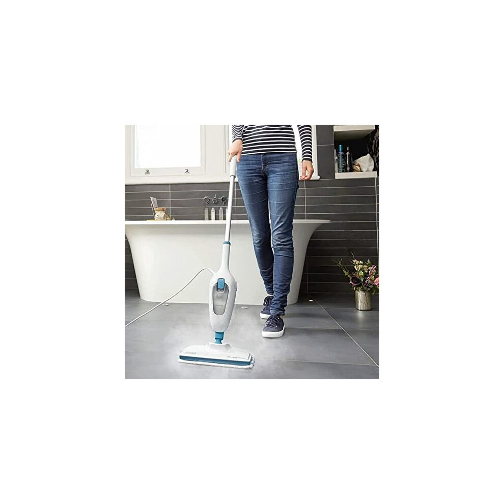+ Decker +Decker Steam-Mop 1300W 5In1 Steam Mop Black