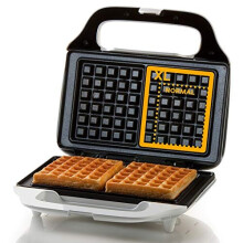 Gaufrier électrique - DOMO - DO9133W - 900W - Revêtement antiadhésif - Ouverture avec verrouillage de sécurité