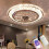 Ceiling Fan with Lamp, Crystal Ceiling Fan with LED Light, 72W Modern LED Dimmable Ceiling Light,Adjustable Wind Speed, with Remote Control,Resta 1