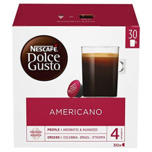 Nescafe Dolce Gusto Café Americano Coffee Pods (Pack of 3, Total 90 Capsules)