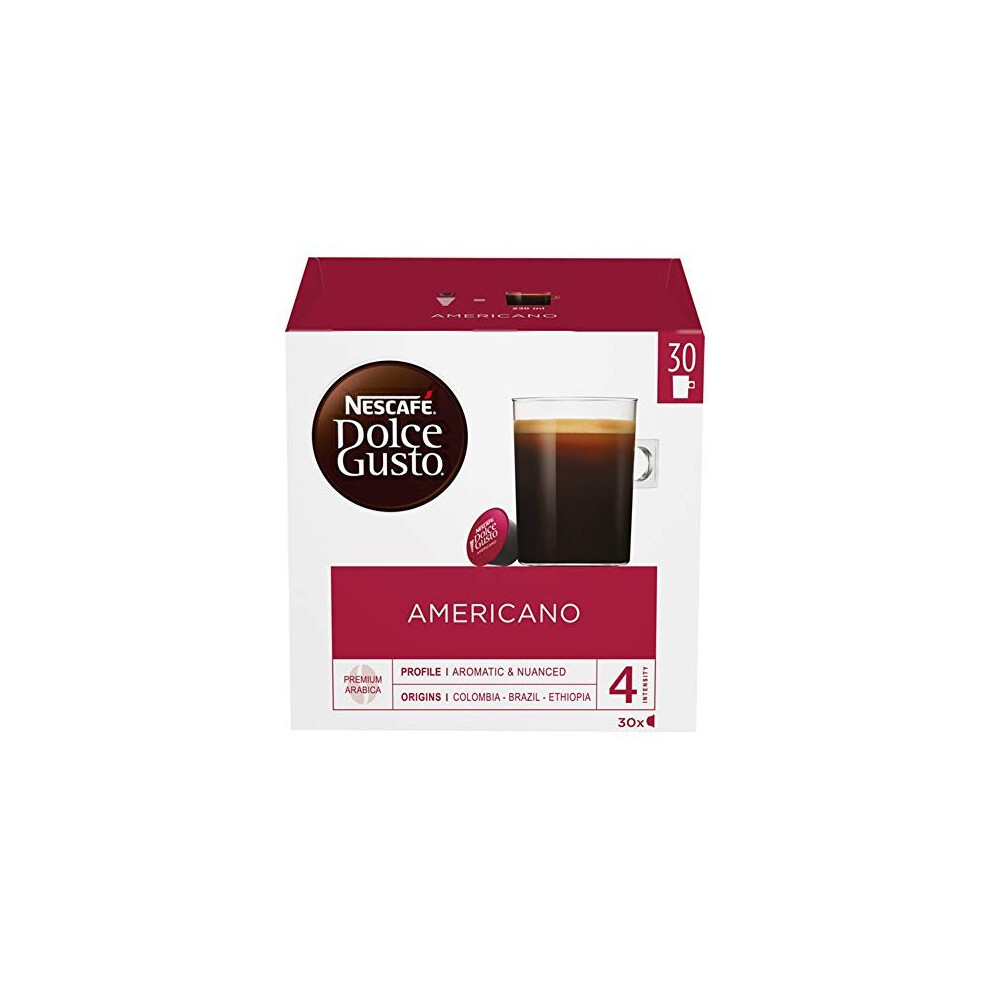 Nescafe Dolce Gusto CafÃ© Americano Coffee Pods (Pack of 3, Total 90 Capsules)